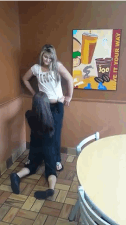 Teen Lesbian Love: Two Hot Chicks Get Down And Dirty GIF