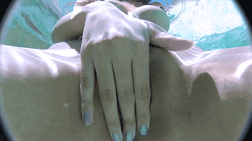 Underwater Fingering GIF