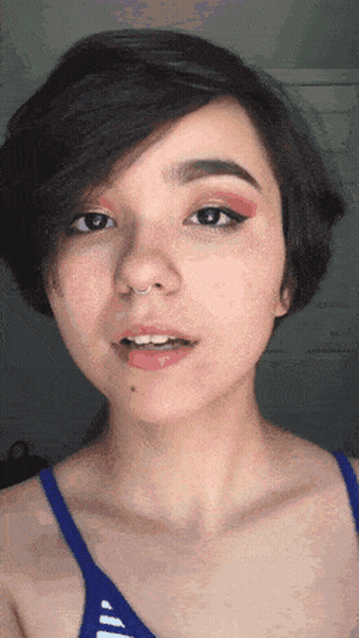 Ahegao Amateur Emo Girl Gets Naughty GIF