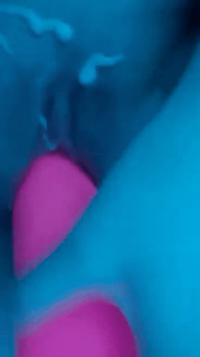 Amateur BBW Selfshot With Big Dildo GIF