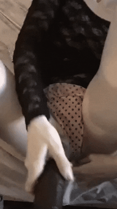 Amateur Cheating Cuck Handjob Interracial GIF