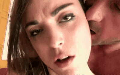 Amateur Chick Gets Her Eyes Fucked GIF
