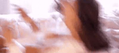Amateur Girlfriend's Romantic Movie Night: Watching Romantic Porn Together GIF