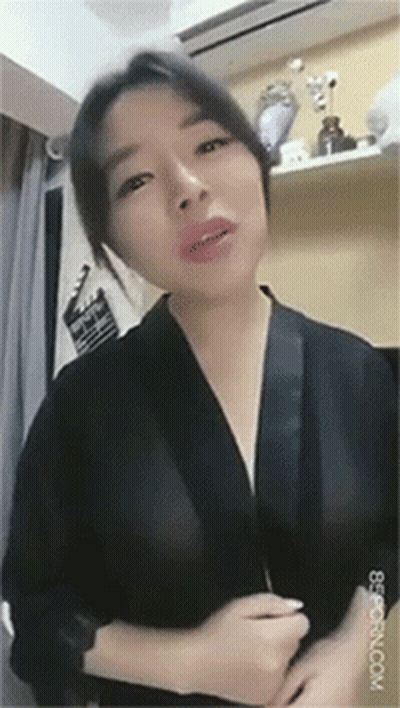 Asian Teen With Big Tits Takes A Selfie GIF
