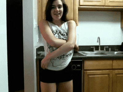 Babes, Boobs, And College: A Stripping Teen's Erotic Adventure GIF