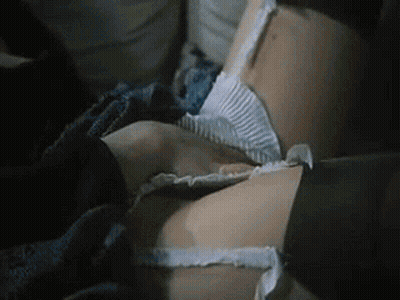 Babes, Brunette, Masturbation, Panties, Pussy: A Sizzling Hot Night Of Self-Love GIF