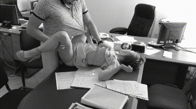 Babes In The Office: Public Sex With The Secretary GIF