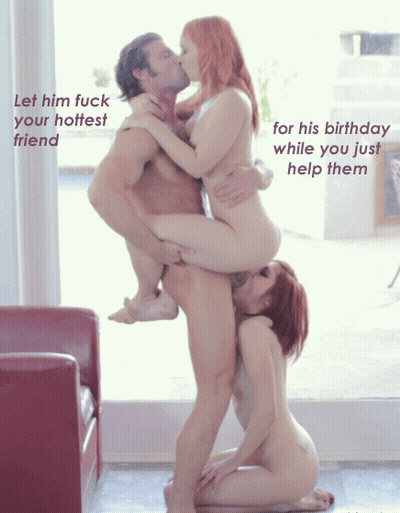 Babes On The Pole: A Hot And Steamy Threesome GIF