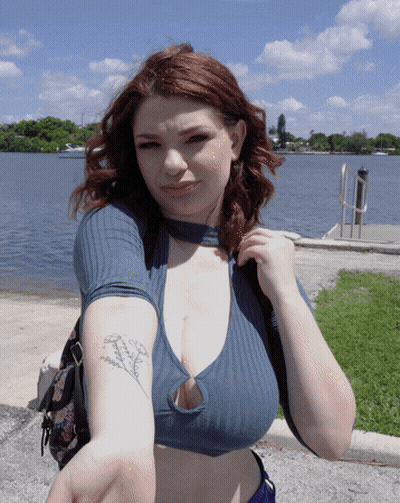 Babes With Big Tits: Brunette Pornstar Teen GIF