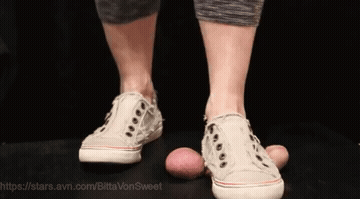 Ballbusting Bitta VonSweet CBT Cum GIF