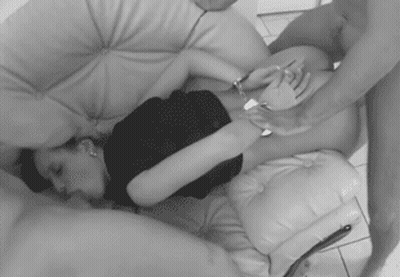 BDSM Double Penetration: A Naughty Threesome Experience GIF