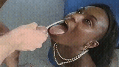 Big Dicks Cumshots Ebony: Black Babe Gets Fucked Hard GIF
