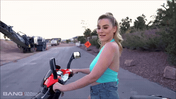 Blake Blossom - Blake Blossom Trades Sexual Favors For Her Moped Repair GIF