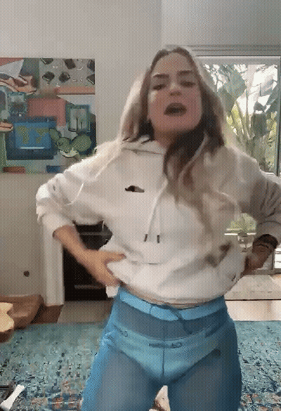 Blonde Babes In Panties: Big Tits And More GIF