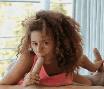 Blowjob Threesome: A Wild And Wet Experience GIF