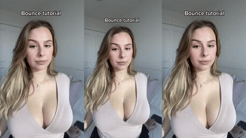 Bouncing Tits TikTok Tits Titty Drop GIF