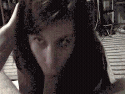 Brunette Blowjob Babe Gets Creamy Oral Creampie GIF
