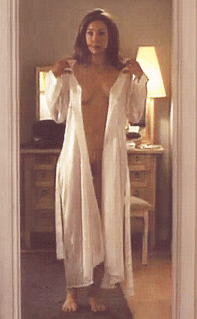 Brunette Celebrity Reveals Perfect Body In Sensual Scene GIF