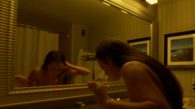 Brunette Teen Amateur Cumshots GIF