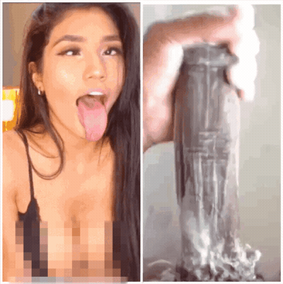 Censored Large Ebony Penis Babecock GIF