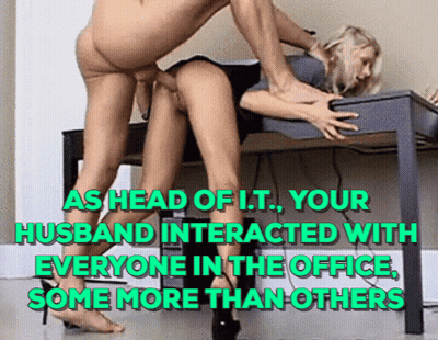 Cheating Bitches: Your Husband Interacted With Everyone In The Office More Than You GIF