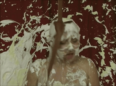 Chocolate Syrup Fetish: Messy, Wet, And Covered In Chocolate GIF