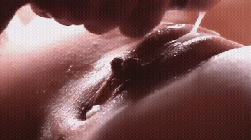 Close Up Creampie Cumshot GIF