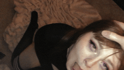 Cute Redhead Giving Amateur Blowjob GIF
