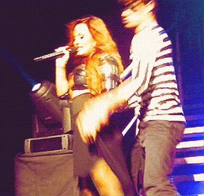 Demi Lovato's Grinding Babes: A Sizzling Celebrity Performance GIF