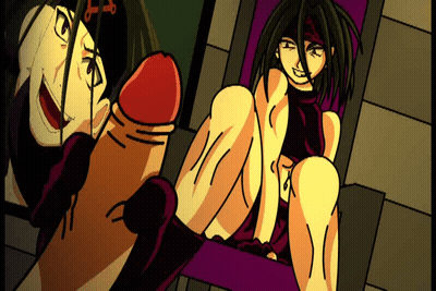 Footjob Envy: FMA Style Yaoi Foot Fetish GIF