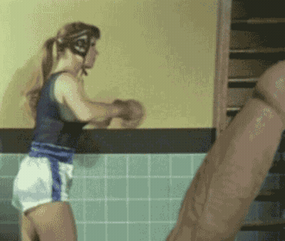 Funny Bitch Gets Her Ass Kicked In The Gym GIF
