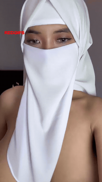 Giving These Big Asian Tits Some Air GIF