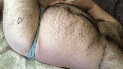 Hairy Man's Pregnant Mpreg Adventure GIF