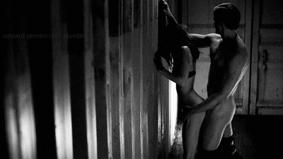 Hardcore Bottomless Fucking: Two Hot Guys Fucking A Woman From Behind GIF
