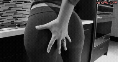 Hot Babes' Non-Nude Asses: Amateur Athletic Girlfriend Fun GIF