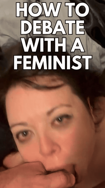 How To Debate With A Feminist GIF