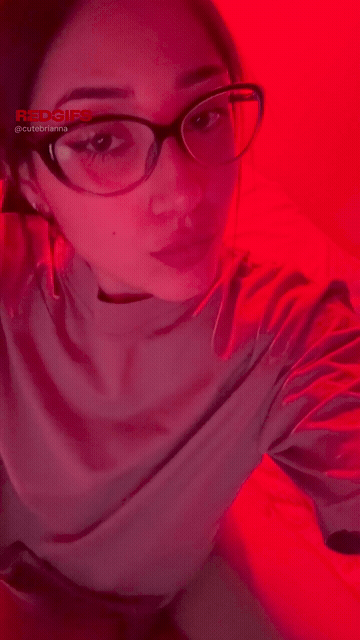 In Red Puffies Looks Good Too GIF