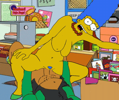 Marge The Simpsons Gets Naked And Fucked By Apu GIF