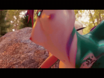 Monster Girl Sex Threesome GIF