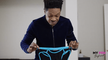 My POV Boyfriend - Get All Our Videos At MyPOVboyfriend.com - You Bought Some Sexy New Underwear For Your Boyfriend, And GIF