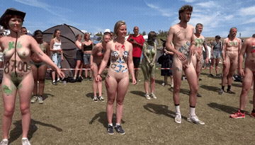 Naked Nude Public GIF