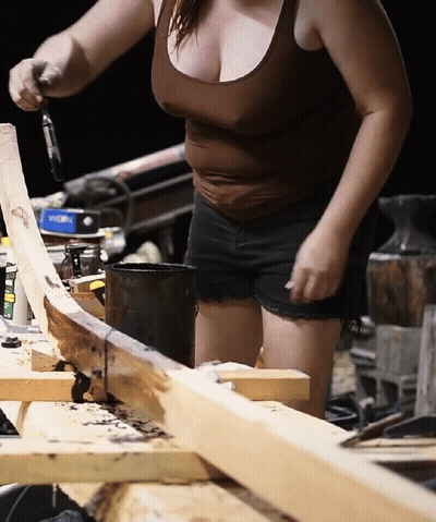 Redhead Babes With Big Tits: An Amateur's Guide To Woodworking GIF