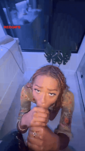She Wild Af, Two Hands With It ? GIF