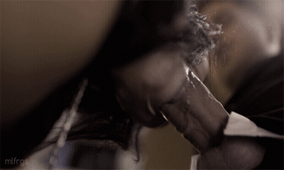 Slick Sloppy Blow Job GIF
