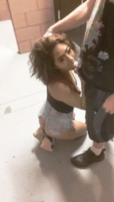 Slutty Teens Share Their Girlfriend In A Threesome GIF