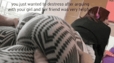 Softcore Porn: Ass Grab And Non-Nude Fun GIF