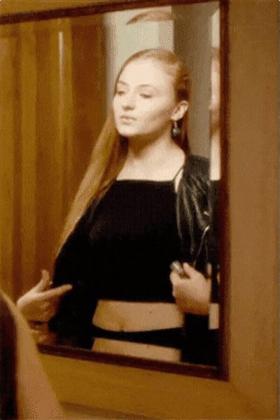 Sophie Turner's Smoking Body: A Peek Into Her Sensual Wardrobe GIF