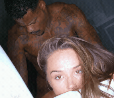 Tori Black Gets DP'd In Doggy Style With Eye Contact GIF