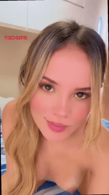 Your New Fav Shy And Nerdy Blondie Is Here GIF