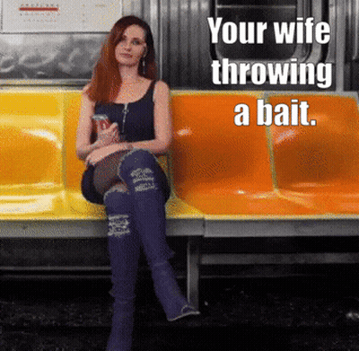Your Wife Throwing A Bait: A Cheating Flash GIF